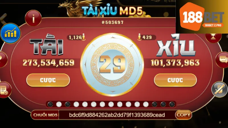 Tài Xỉu MD5 188bet - Bí Quyết Thắng Lớn Trong Tài Xỉu MD5 3 Chiến thuật cược hiệu quả trong tài xỉu